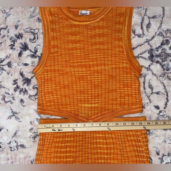 Princess Polly Eden Knit Top and Skirt Set in Orange Size Large / Xl - Picture 8 of 12